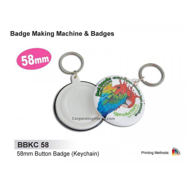 BBKC 58 58mm Button Badge (Keychain)